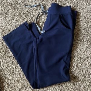 Figs Kade Cargo Scrub Pants XS Reg Navy Blue
